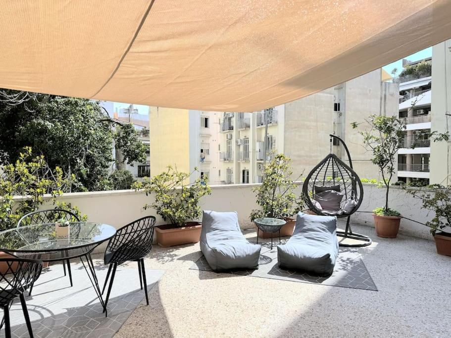 Amazing 3Bdr Apt With Unique Roof Garden In Plaka Ateny Zewnętrze zdjęcie