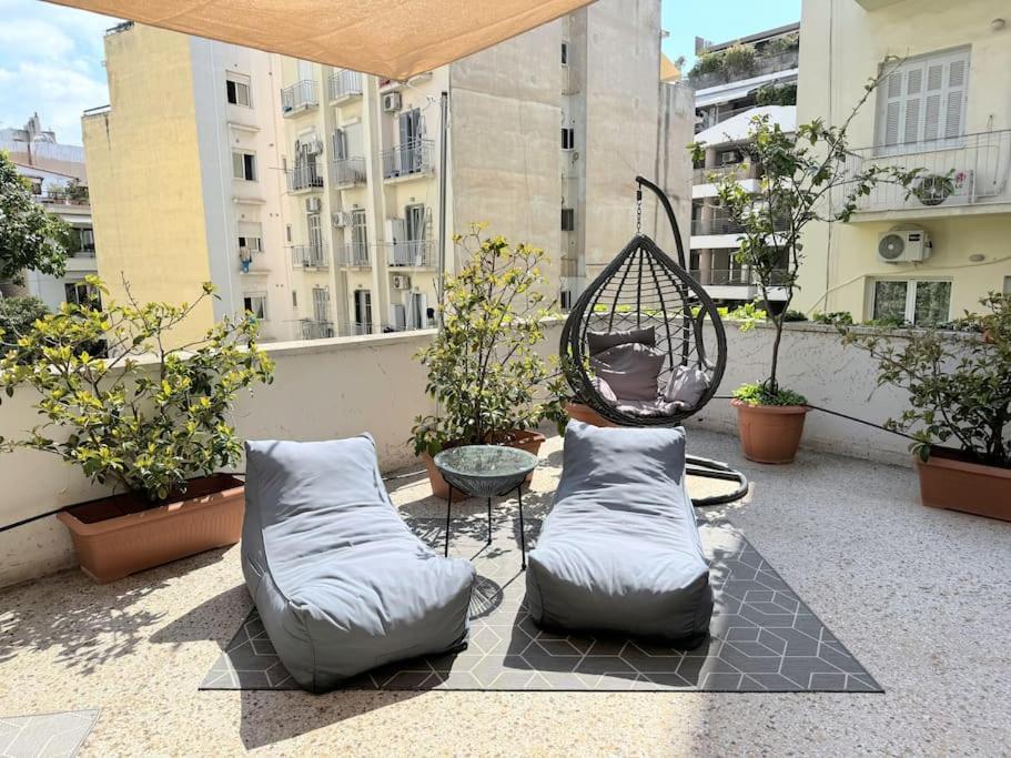 Amazing 3Bdr Apt With Unique Roof Garden In Plaka Ateny Zewnętrze zdjęcie
