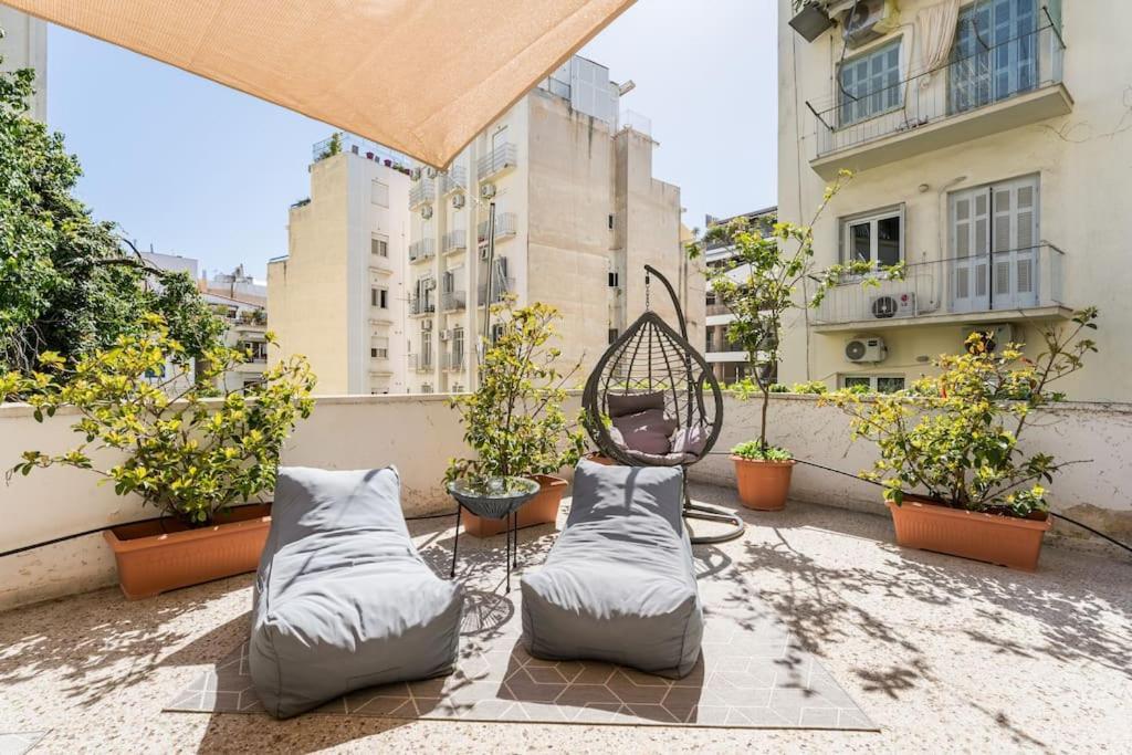 Amazing 3Bdr Apt With Unique Roof Garden In Plaka Ateny Zewnętrze zdjęcie