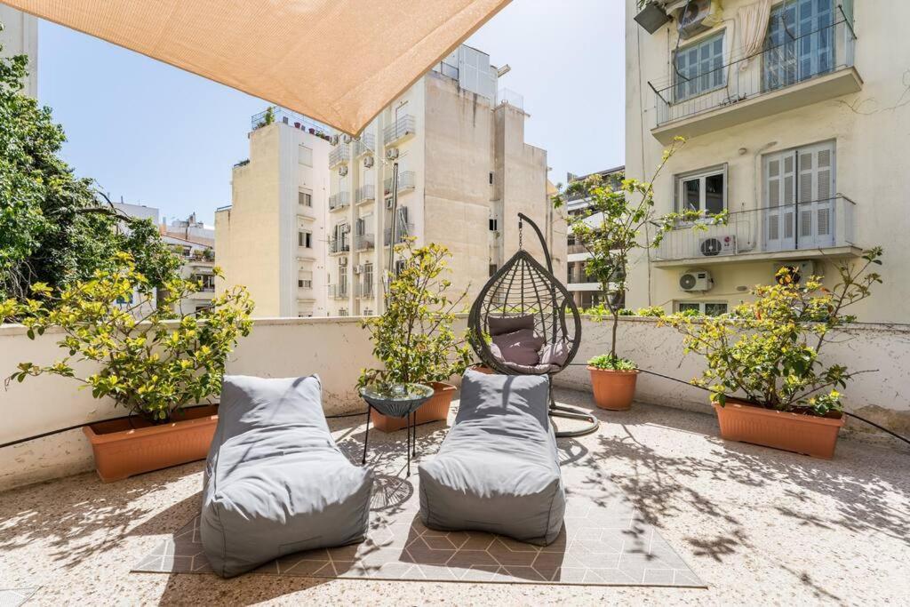 Amazing 3Bdr Apt With Unique Roof Garden In Plaka Ateny Zewnętrze zdjęcie